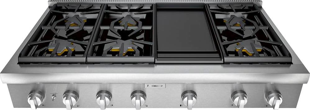 Gas Cooktops Rangetops Pacific S Thermador Professional 48 Built In Gas Cooktop
