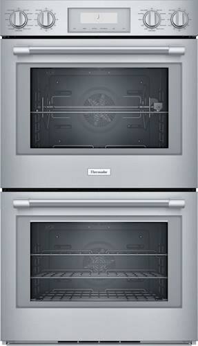 Thermador - PROFESSIONAL SERIES 29.8" Built-In Double Electric Convection Wall Oven - Stainless steel - Front_Standard