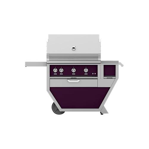 Hestan - Deluxe Gas Grill - Lush - Angle_Standard