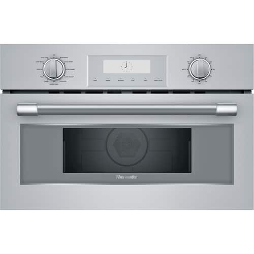 Thermador - PROFESSIONAL SERIES 1.6 Cu. Ft. Built-In Microwave - Stainless steel - Front_Standard