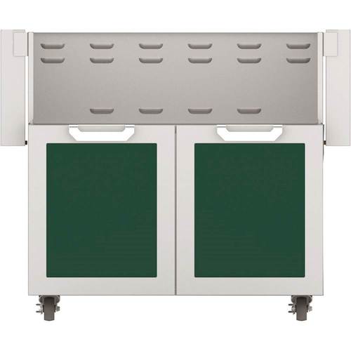 Hestan - Double-Door Tower Cart for 36" Gas Grills - Green - Angle_Standard