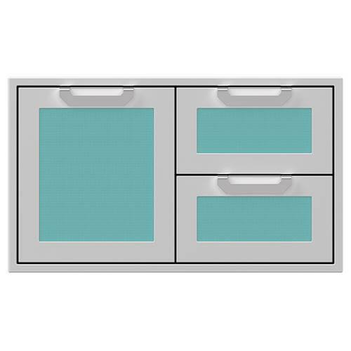 Hestan - AGSDR Series 36" Double Drawer and Storage Door Combination - Bora Bora - Front_Standard