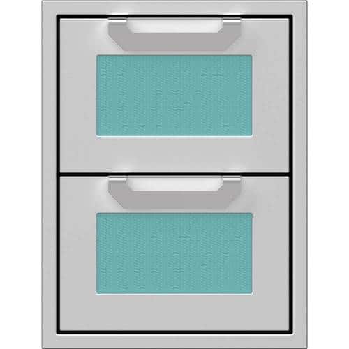 Hestan - AGDR Series 16" Outdoor Double Storage Drawers - Bora Bora - Front_Standard