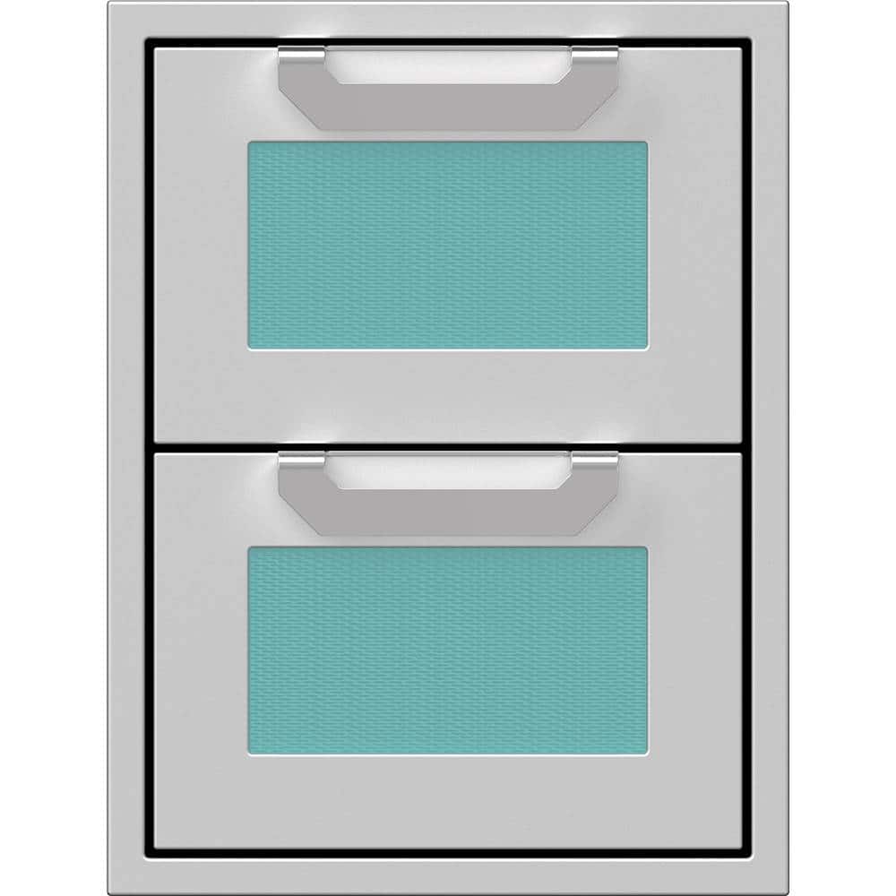 Hestan - AGDR Series 16" Outdoor Double Storage Drawers - Bora Bora - Front_Zoom