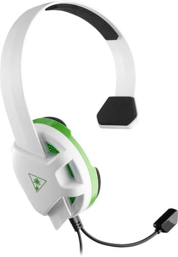 Turtle Beach - Recon Chat Wired Mono Gaming Headset for Xbox One - White/Green