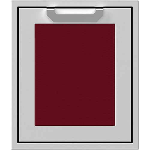 Hestan - 18" Single Access Door - Burgundy - Front_Standard