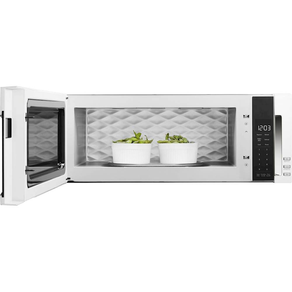KitchenAid - 1.1 Cu. Ft. Over-the-Range Microwave with Sensor Cooking - White - Alt_View_Standard_13