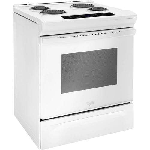 Whirlpool - 4.8 Cu. Ft. Self-Cleaning Slide-In Electric Range - White - Angle_Standard