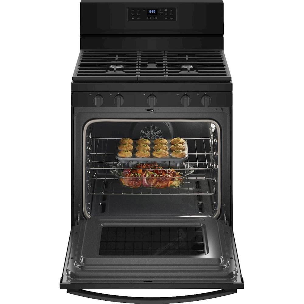 Whirlpool - 5.0 Cu. Ft. Self-Cleaning Freestanding Gas Convection Range - Black - Alt_View_Standard_12