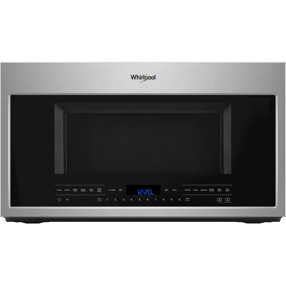 Whirlpool - 2.1 Cu. Ft. Over-the-Range Microwave with Sensor Cooking