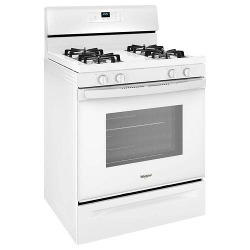 Whirlpool 5.0 Cu. Ft. SelfCleaning Freestanding Gas Range White at