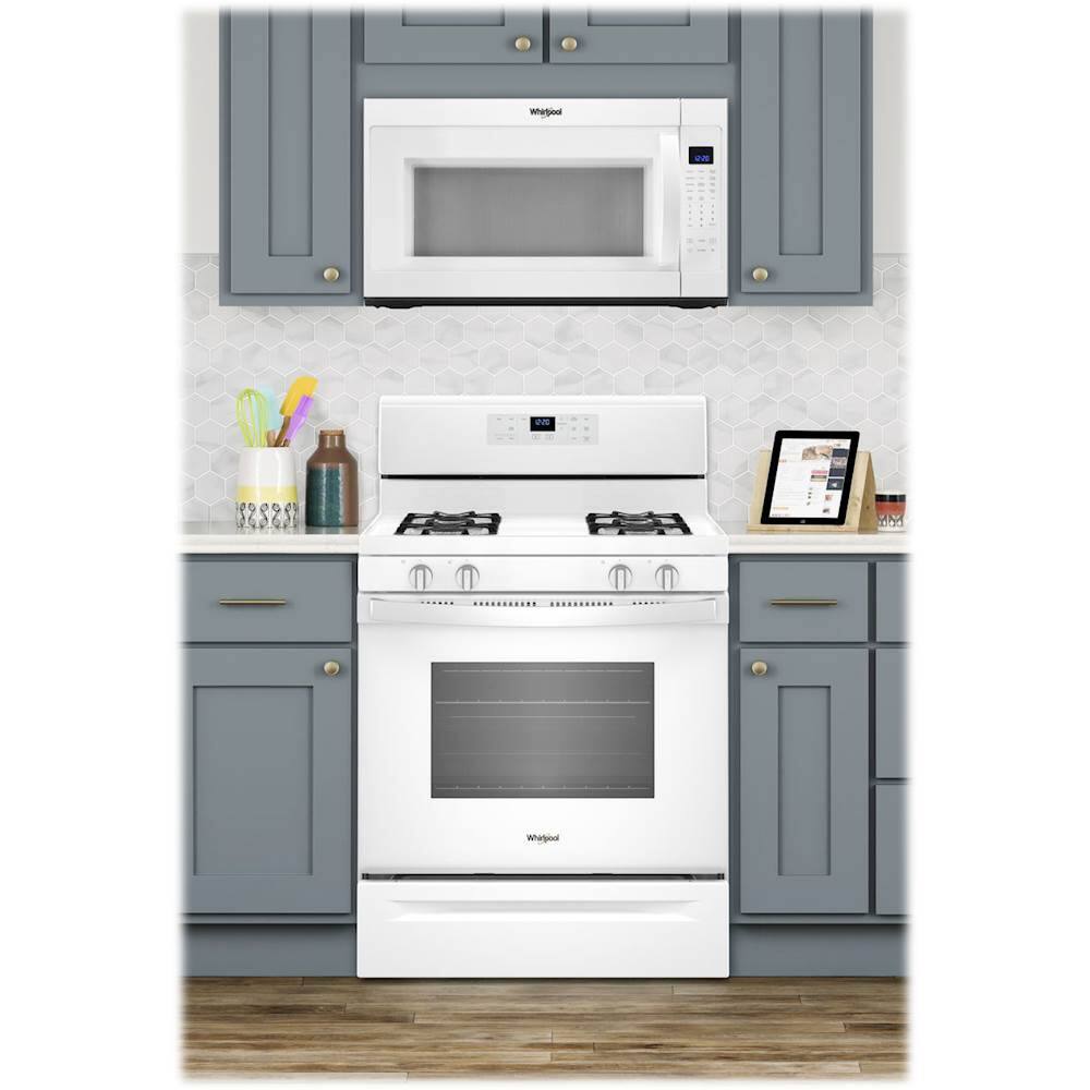 Whirlpool 5.0 Cu. Ft. SelfCleaning Freestanding Gas Range White at Pacific Sales