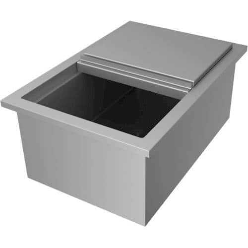 Hestan - AGIB Series 16" Ice Bin - Gray - Left_Standard