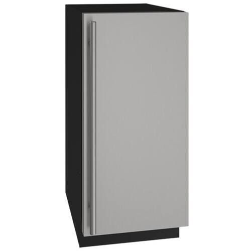 U-Line - 1 Class Series 15" 90-Lb. Freestanding Icemaker - Stainless Solid - Front_Standard
