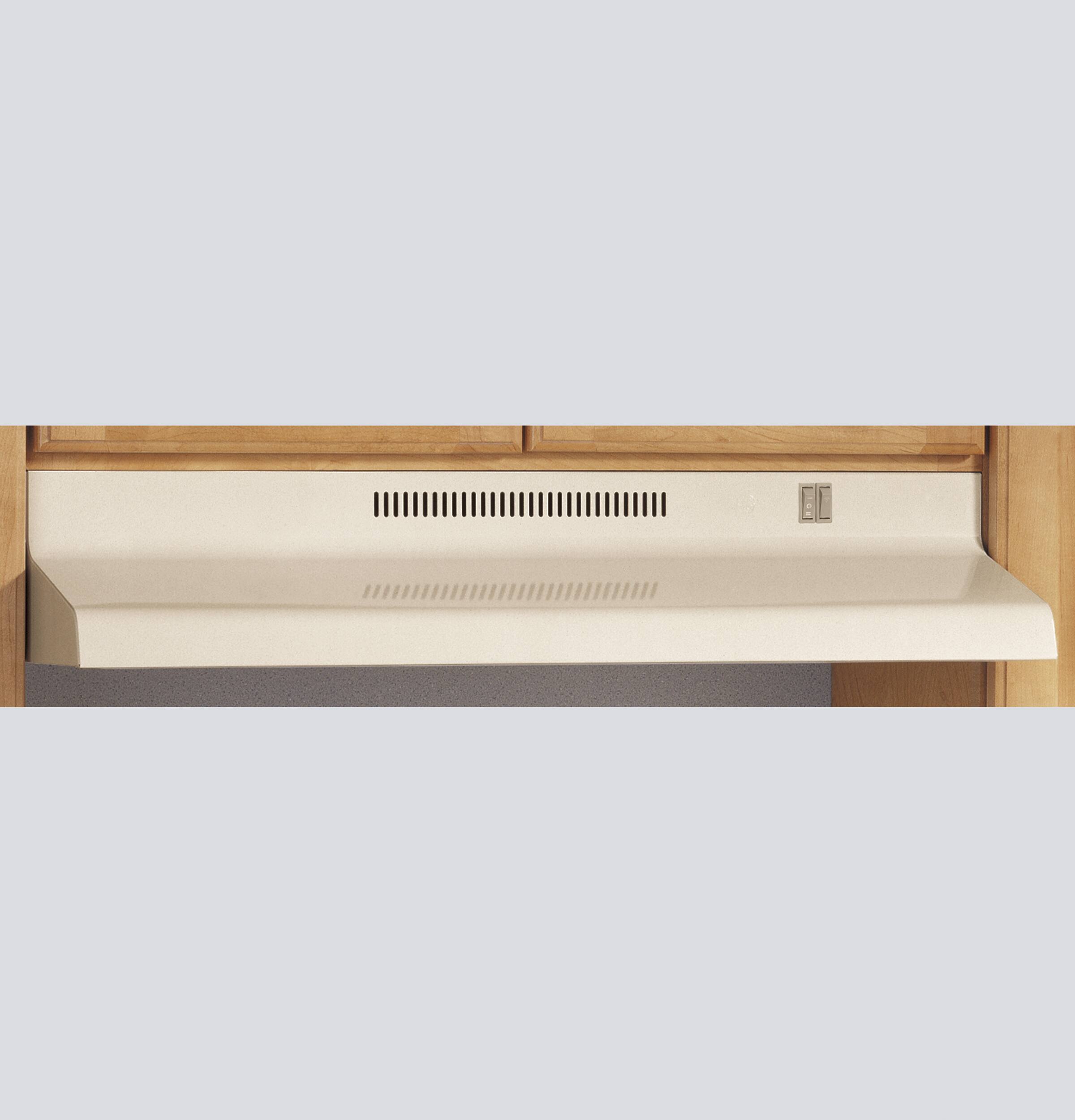 GE - 30" Recirculating Range Hood - Bisque - Alt_View_Standard_11