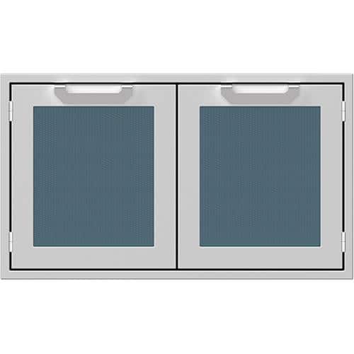 Hestan - AGLP Series 36" Outdoor Double Sealed Pantry - Pacific Fog - Front_Standard