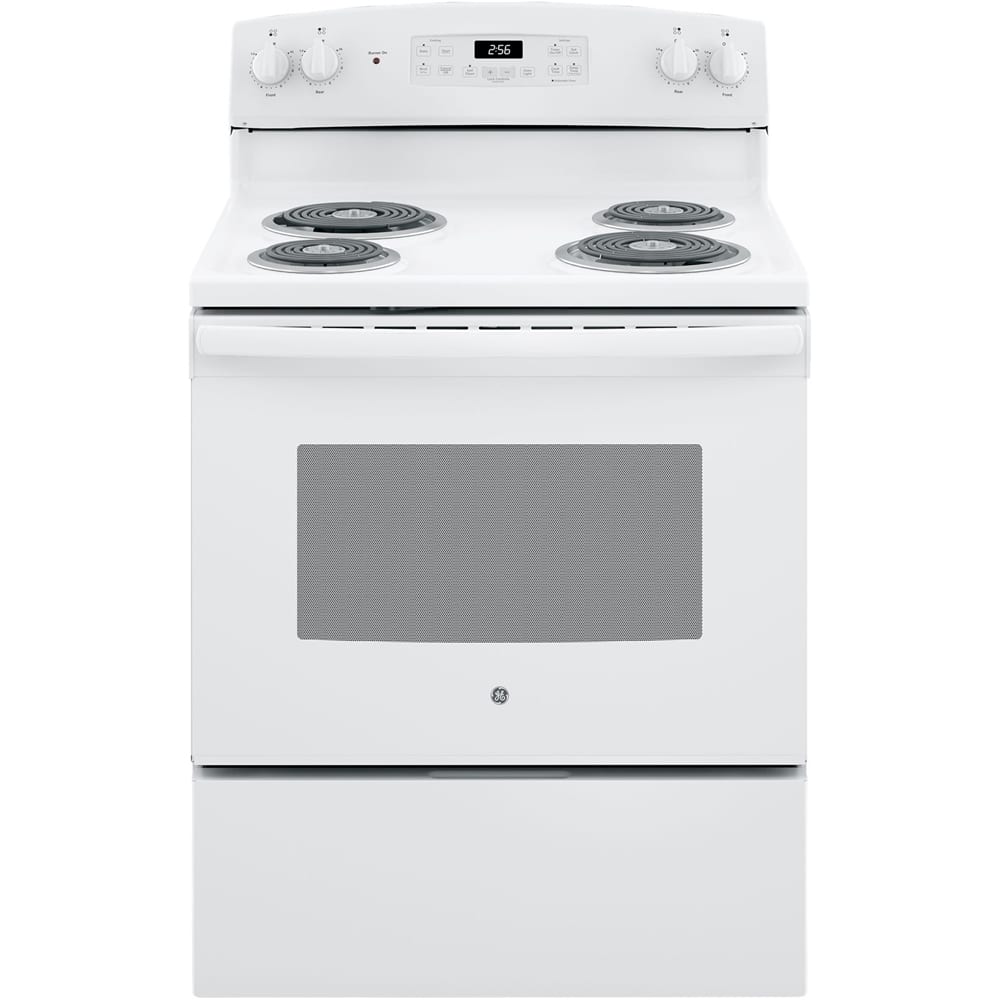 GE 5.0 Cu. Ft. SelfCleaning Freestanding Electric Range White at