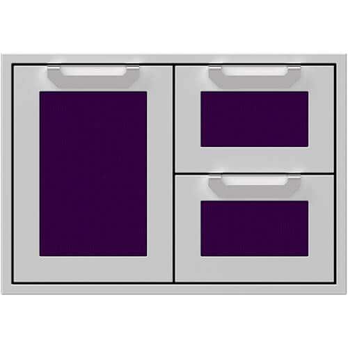 Hestan - AGSDR Series 30" Double Drawer and Storage Door Combination - Lush - Front_Standard