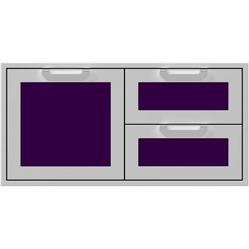 Hestan - AGSDR Series 42" Double Drawer and Storage Door Combination - Lush - Front_Standard