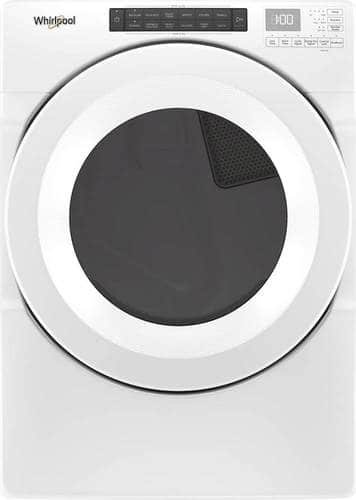 Whirlpool - 7.4 Cu. Ft. Gas Dryer - White - Front_Standard