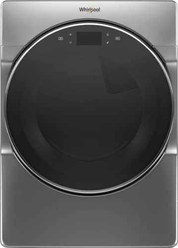 Whirlpool - 7.4 Cu. Ft. 37-Cycle Gas Dryer with Steam - Chrome Shadow - Front_Standard