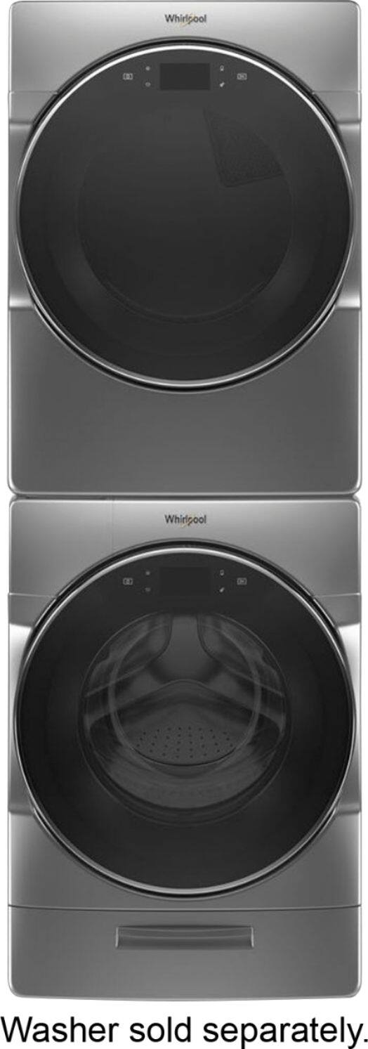 Whirlpool - 7.4 Cu. Ft. 37-Cycle Gas Dryer with Steam - Chrome Shadow - Alt_View_Standard_11