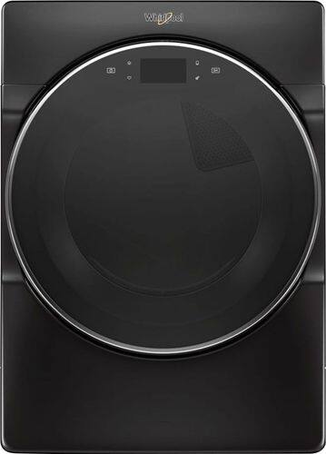Whirlpool - 7.4 Cu. Ft. 37-Cycle Gas Dryer with Steam - Black Shadow - Front_Standard
