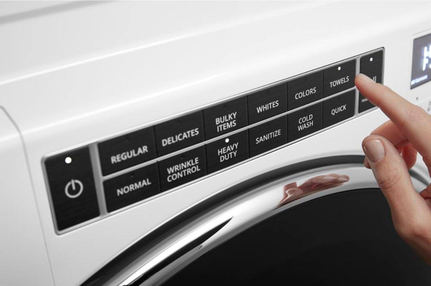 Whirlpool - 5.0 Cu. Ft. 37-Cycle High-Efficiency Front-Loading Washer with Steam - White - Alt_View_Standard_11