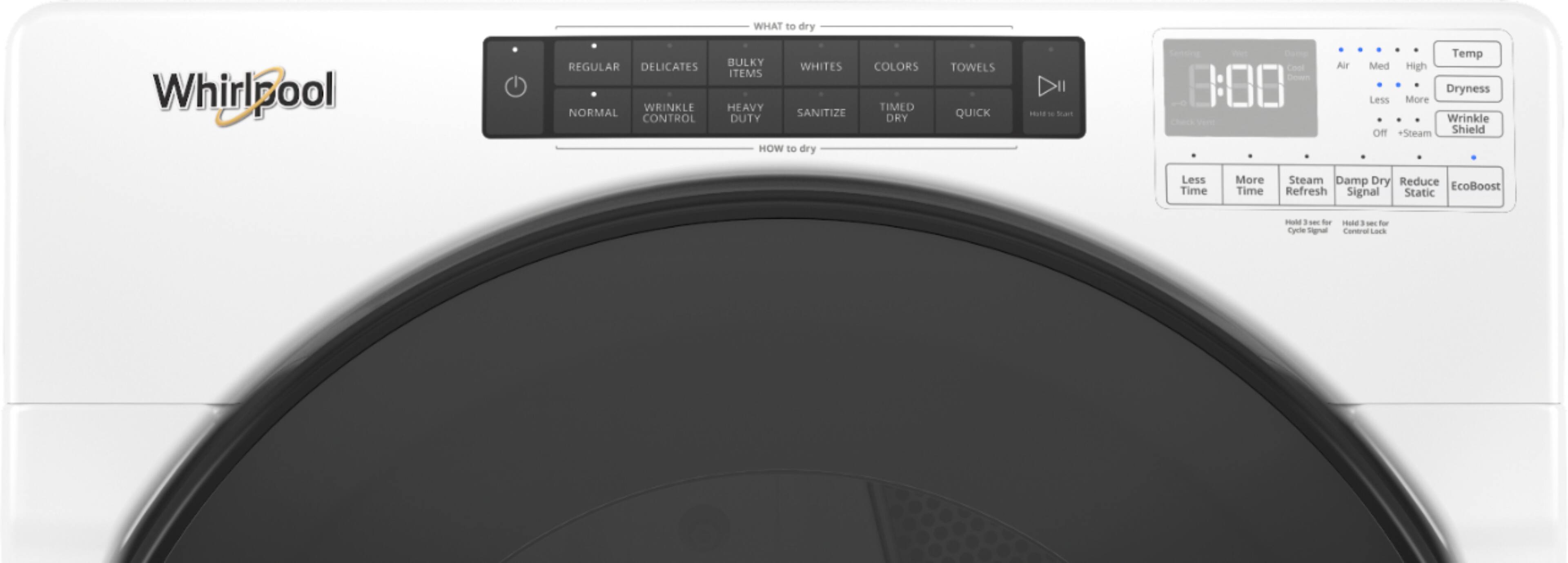 Whirlpool - 7.4 Cu. Ft. 37-Cycle Gas Dryer with Steam - Alt_View_Standard_1