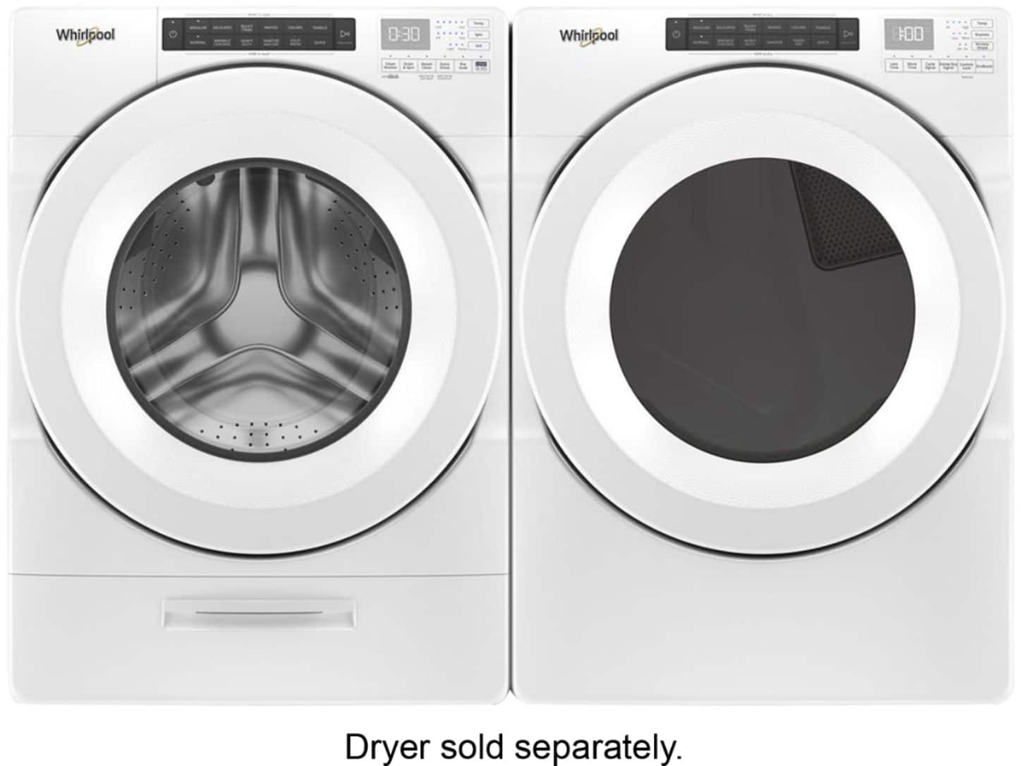 Whirlpool - 4.5 Cu. Ft. 37-Cycle High-Efficiency Front-Loading Washer with Steam and Load & Go Dispenser - White - Alt_View_Standard_6