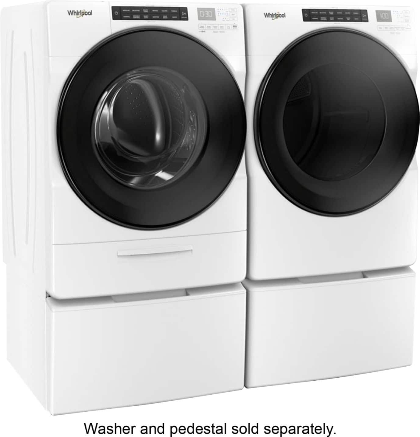 Whirlpool - 7.4 Cu. Ft. 37-Cycle High-Efficiency Electric Dryer with Steam - White - Alt_View_Standard_13