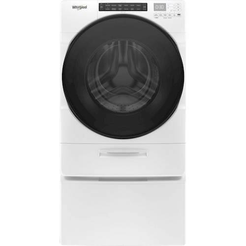 Whirlpool - Whirlpool - 4.5 Cu. Ft. 37-Cycle High-Efficiency Front-Loading Washer with Steam and Load & Go™ XL Dispenser- White - White - Alt_View_Standard_11