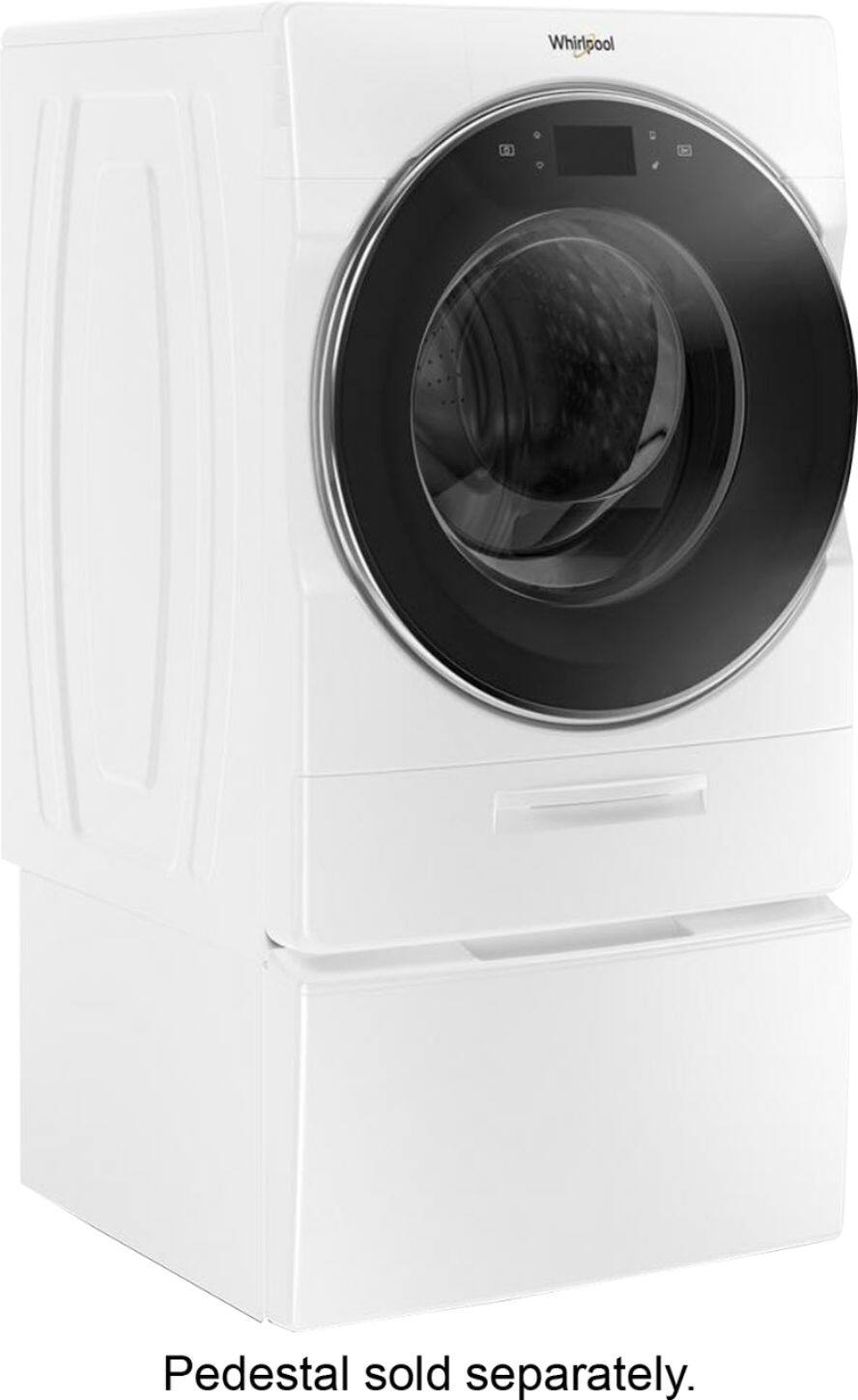 Whirlpool - 5.0 Cu. Ft. 37-Cycle High-Efficiency Front-Loading Washer with Steam - White - Alt_View_Standard_1