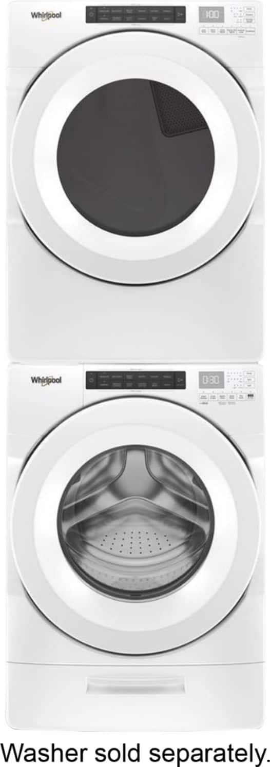 Whirlpool - 7.4 Cu. Ft. Electric Dryer - White - Alt_View_Standard_13
