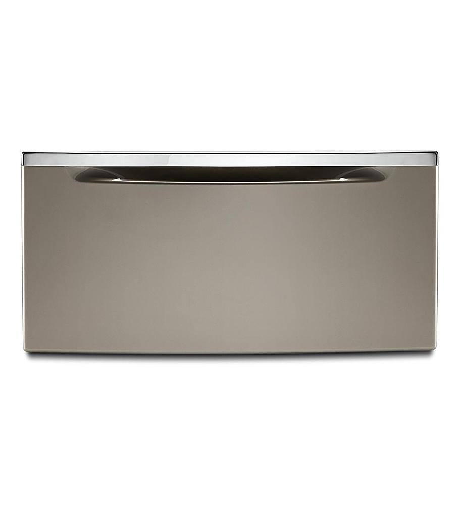 Whirlpool - Washer/Dryer Laundry Pedestal with Storage Drawer - Cashmere - Front_Zoom