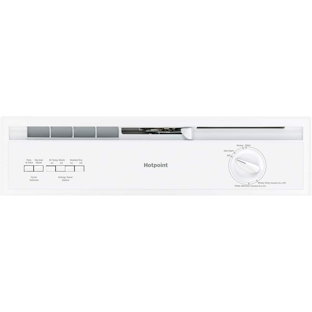 Hotpoint - 24" Front Control Built-In Dishwasher - White - Alt_View_Standard_11