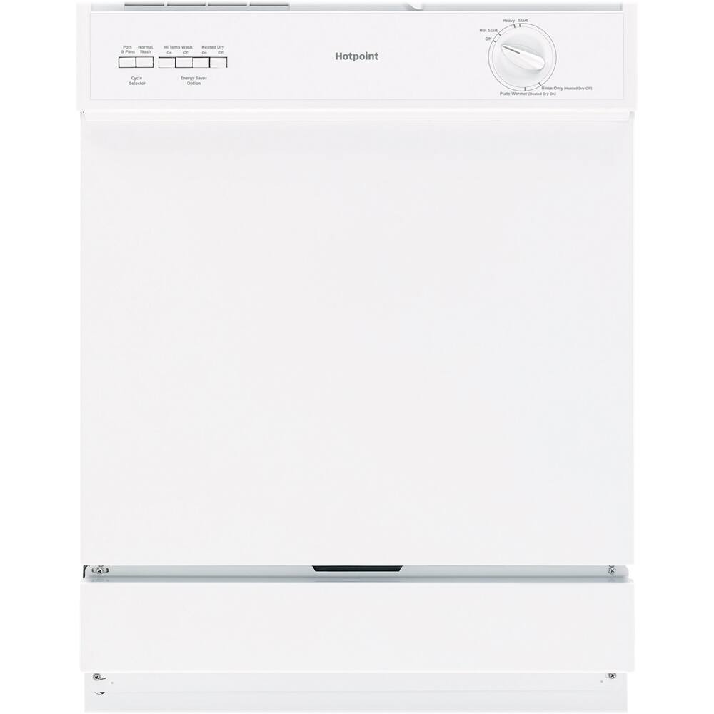 Hotpoint - 24" Front Control Built-In Dishwasher - White - Alt_View_Standard_12
