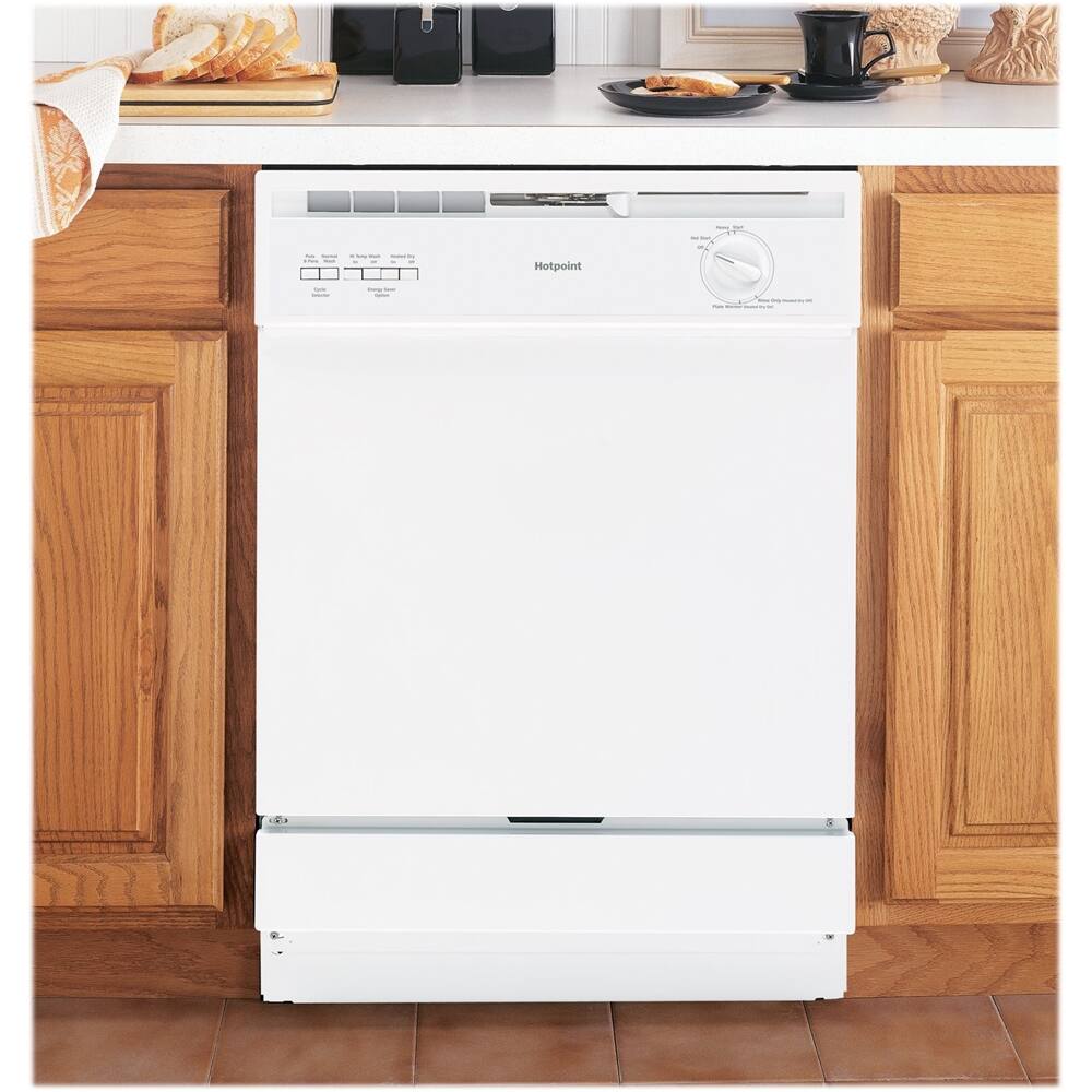 Hotpoint - 24" Front Control Built-In Dishwasher - White - Alt_View_Standard_13