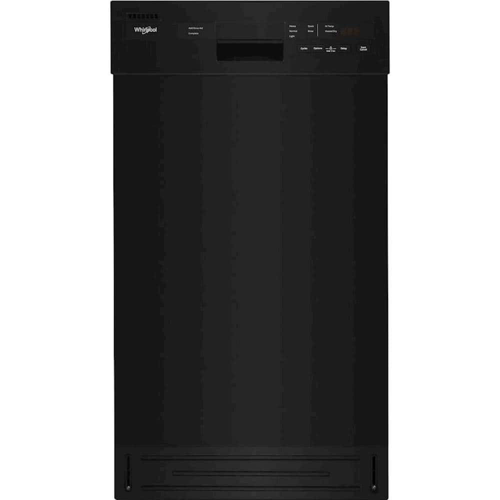 Whirlpool - 18" Front Control Built-In Dishwasher with ...