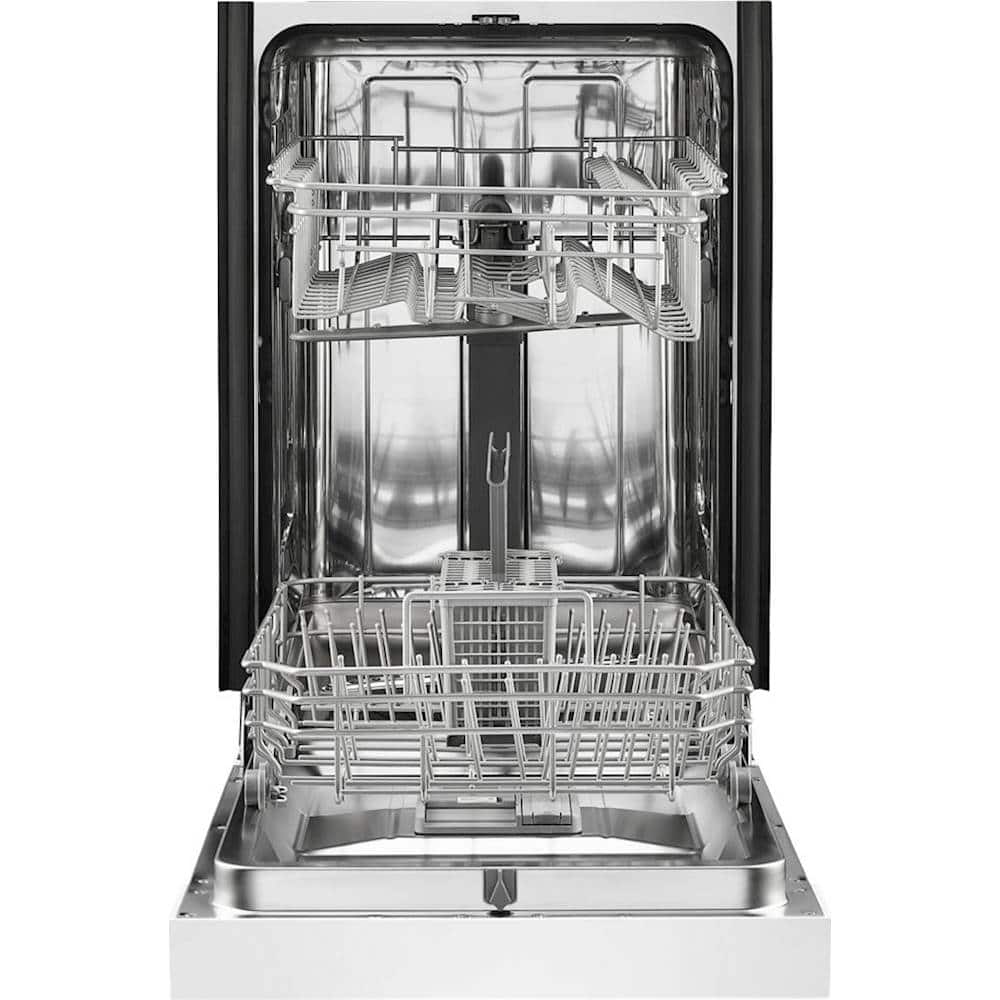 Whirlpool - 18" Front Control Built-In Dishwasher with Stainless Steel Tub - White - Alt_View_Standard_12