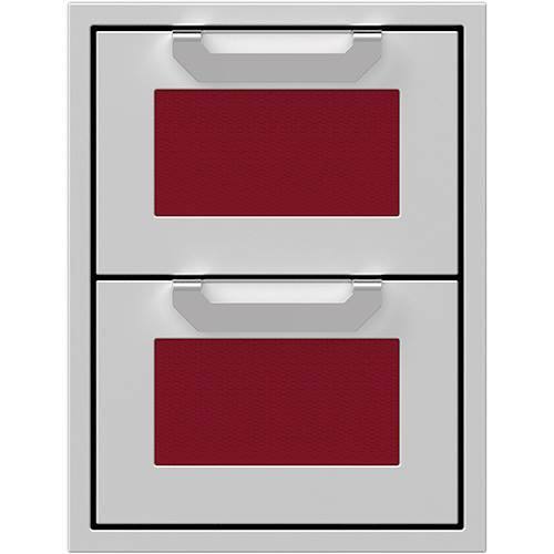 Hestan - AGDR Series 16" Outdoor Double Storage Drawers - Tin Roof - Front_Standard