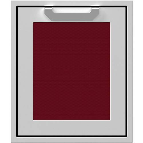 Hestan - 18" Single Access Door - Burgundy - Front_Standard