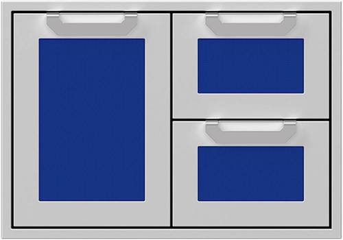 Hestan - AGSDR Series 30" Double Drawer and Storage Door Combination - Prince - Front_Standard
