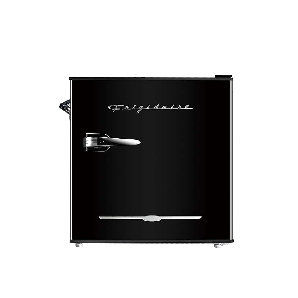 Frigidaire - Retro 1.6 Cu. Ft. Mini Fridge - Black - Front_Zoom