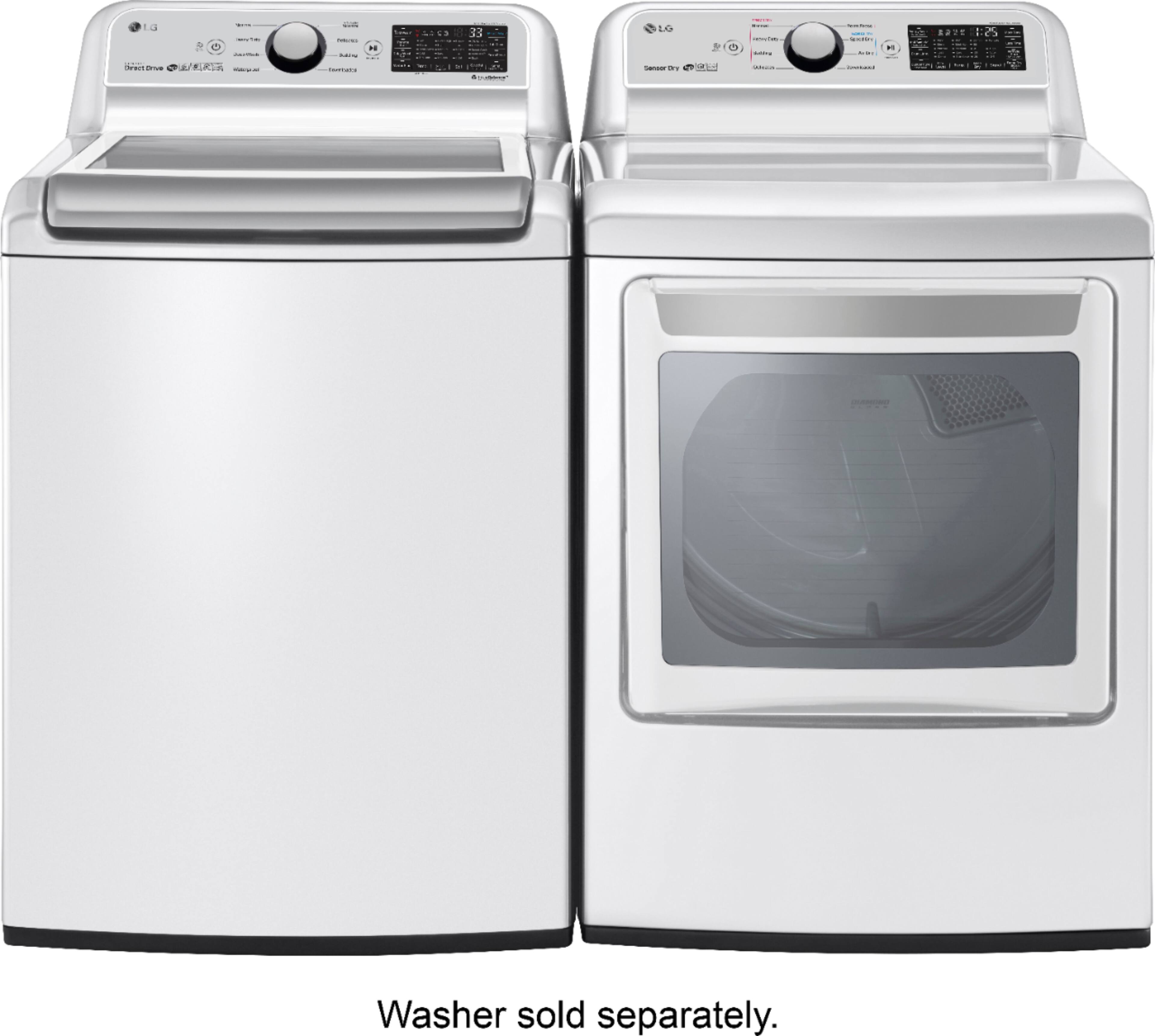 LG - 7.3 Cu. Ft. 9-Cycle Gas Dryer - White - Alt_View_Standard_15