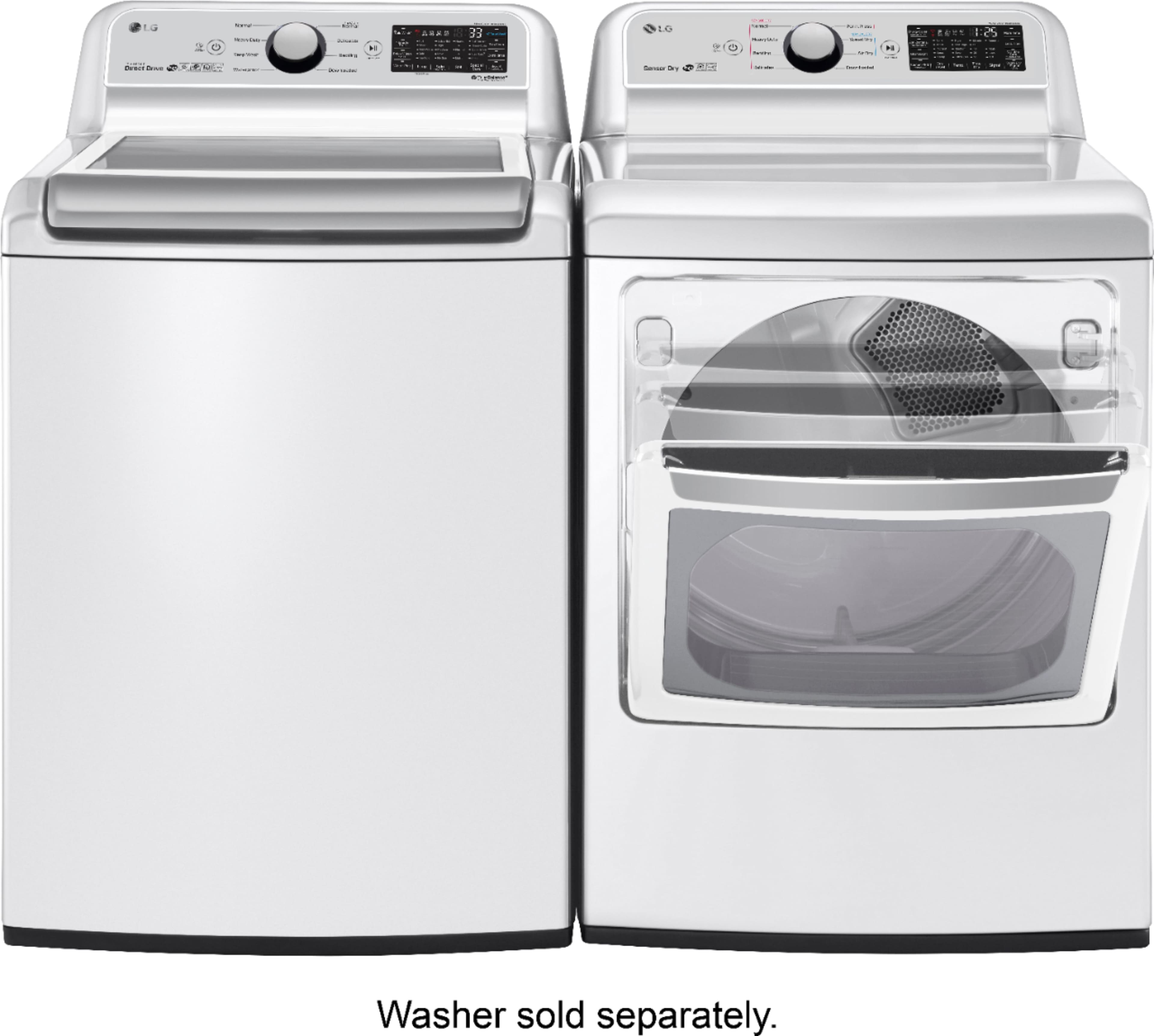 LG - 7.3 Cu. Ft. 9-Cycle Gas Dryer - White - Alt_View_Standard_17