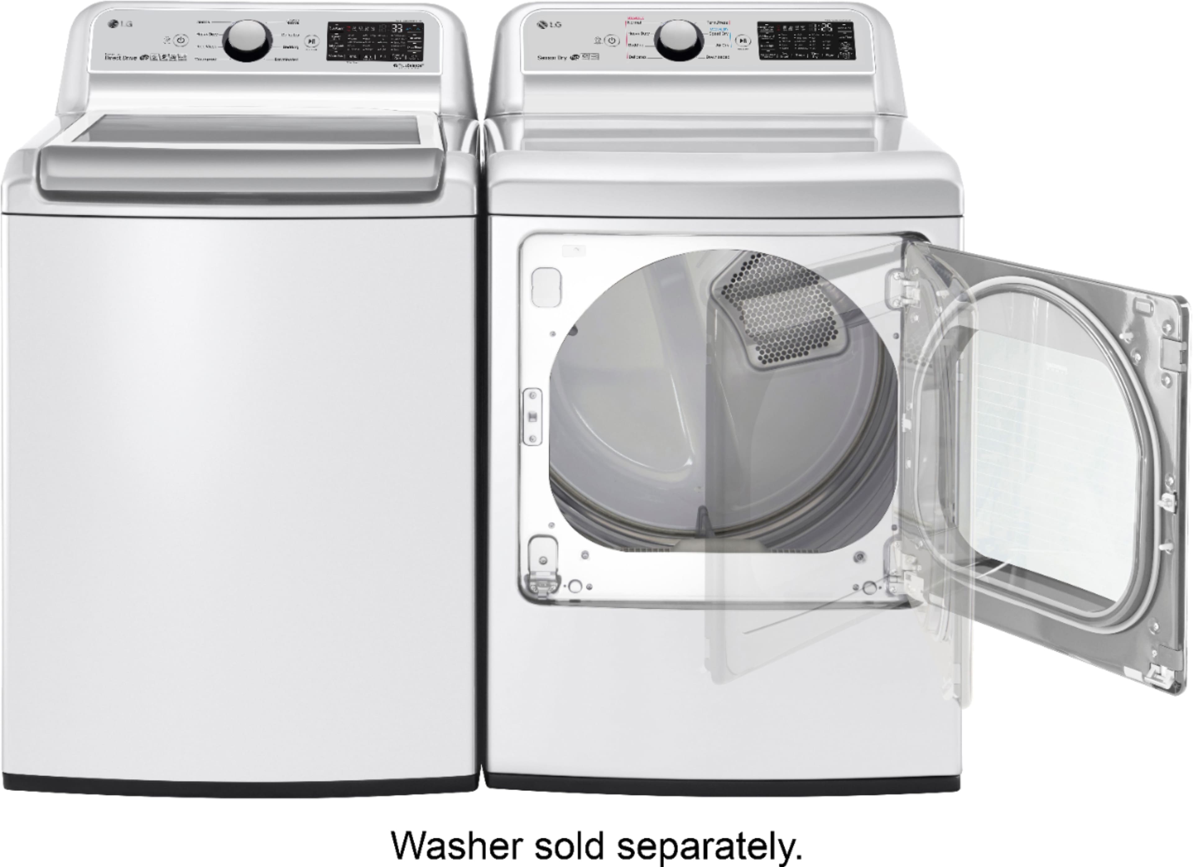 LG - 7.3 Cu. Ft. 9-Cycle Gas Dryer - White - Alt_View_Standard_18
