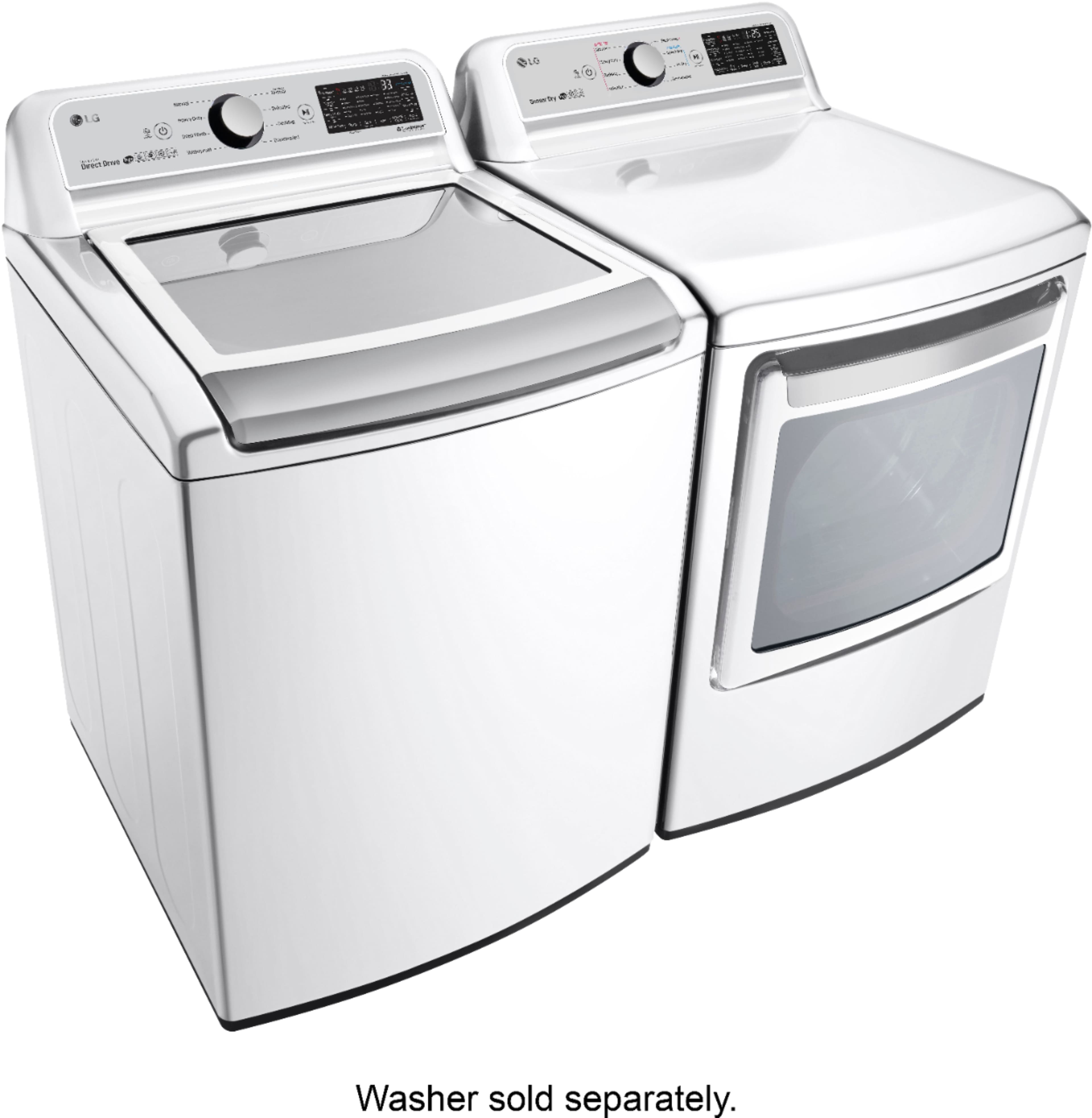 LG - 7.3 Cu. Ft. 9-Cycle Gas Dryer - White - Alt_View_Standard_19