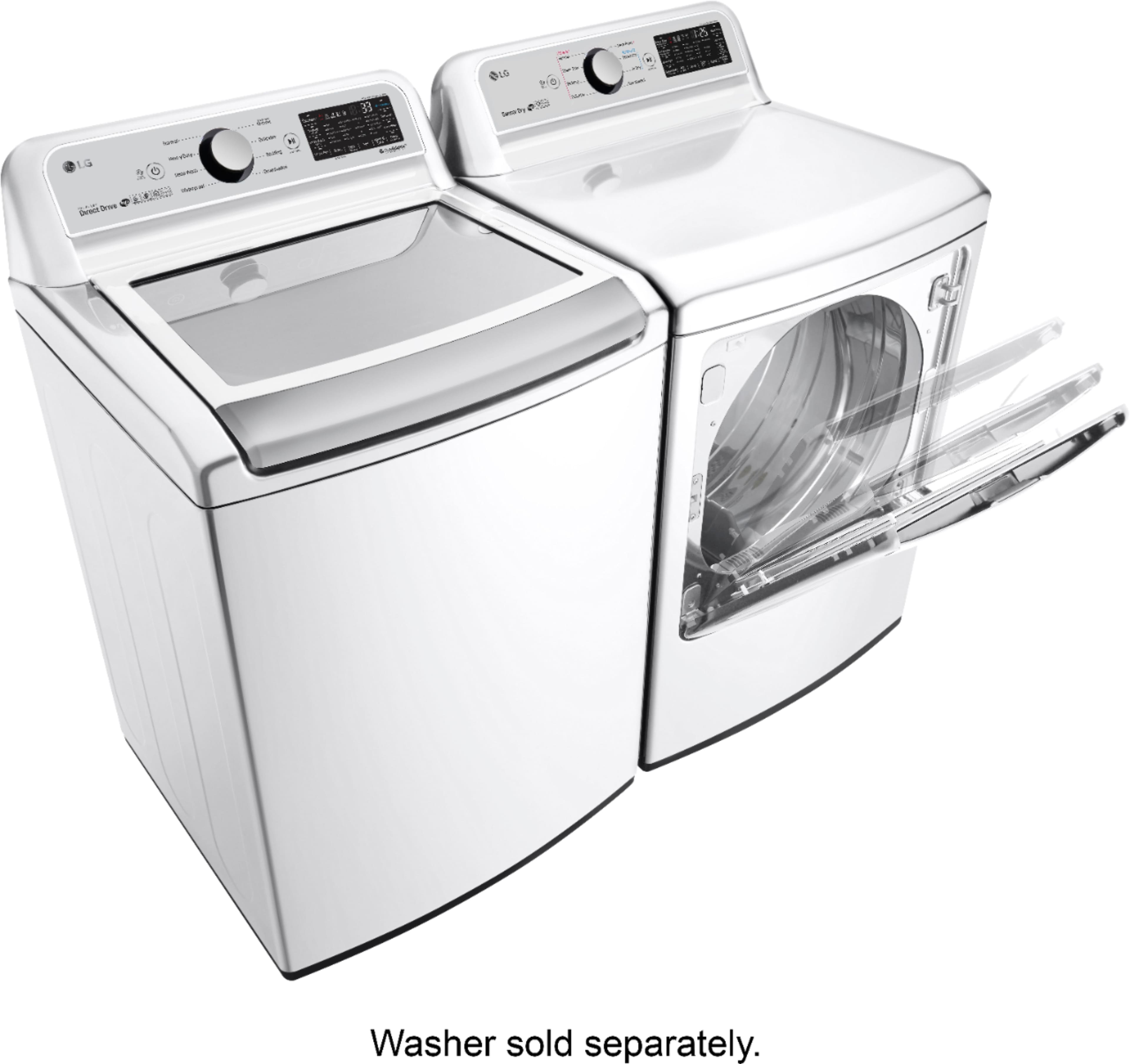 LG - 7.3 Cu. Ft. 9-Cycle Gas Dryer - White - Alt_View_Standard_20