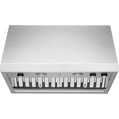 Jenn-Air - Pro-Style 30" Externally Vented Range Hood - Lustre Stainless - Front_Standard